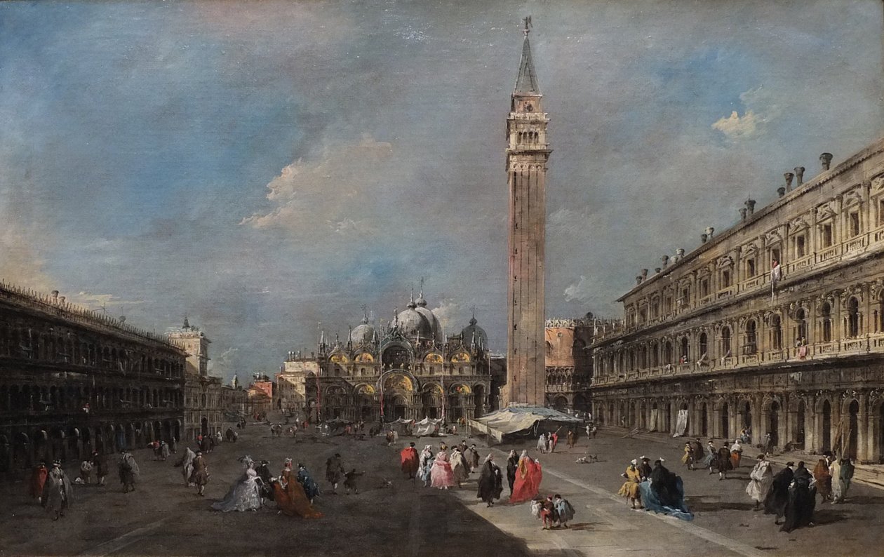 A Piazza San Marco, Velence alkotó: Francesco Guardi