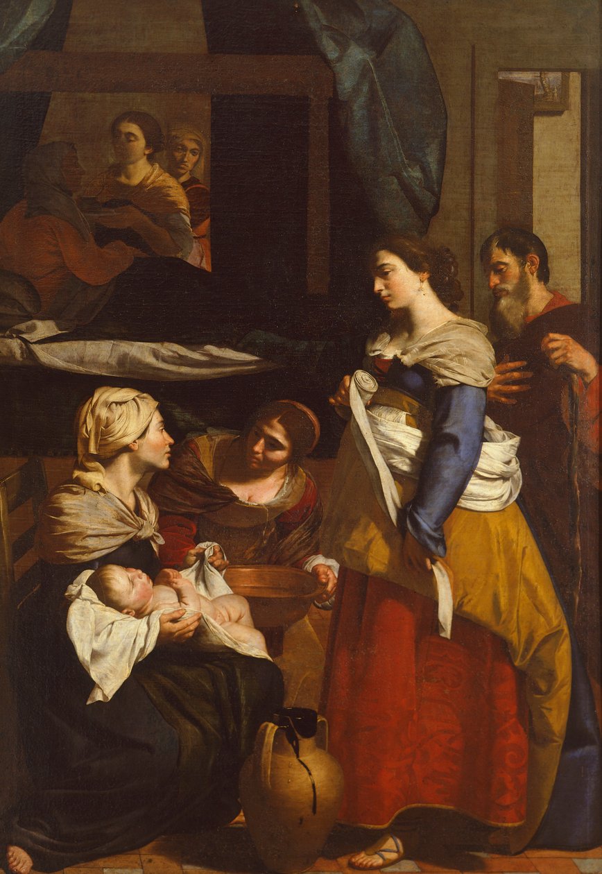 Szűz születése, Francesco Guarino (1611-1654) alkotó: Francesco Guarino