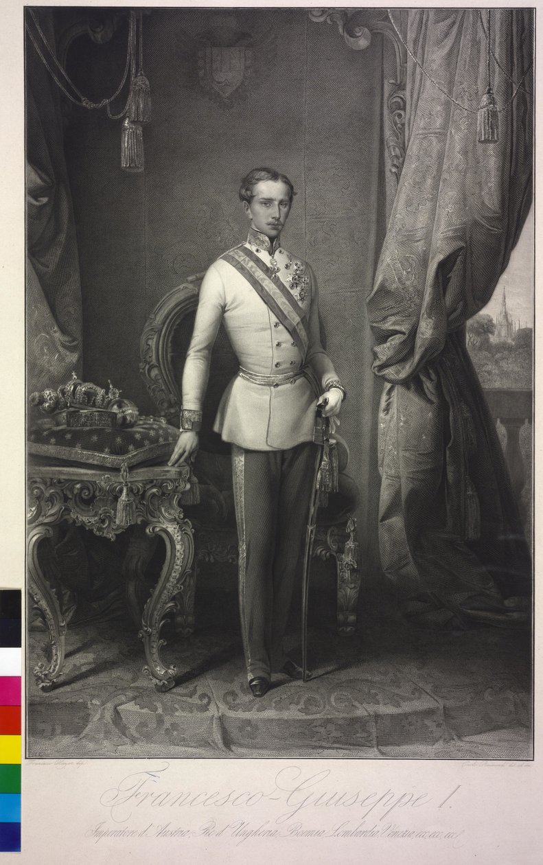 I. Ferenc József osztrák császár alkotó: Francesco Hayez