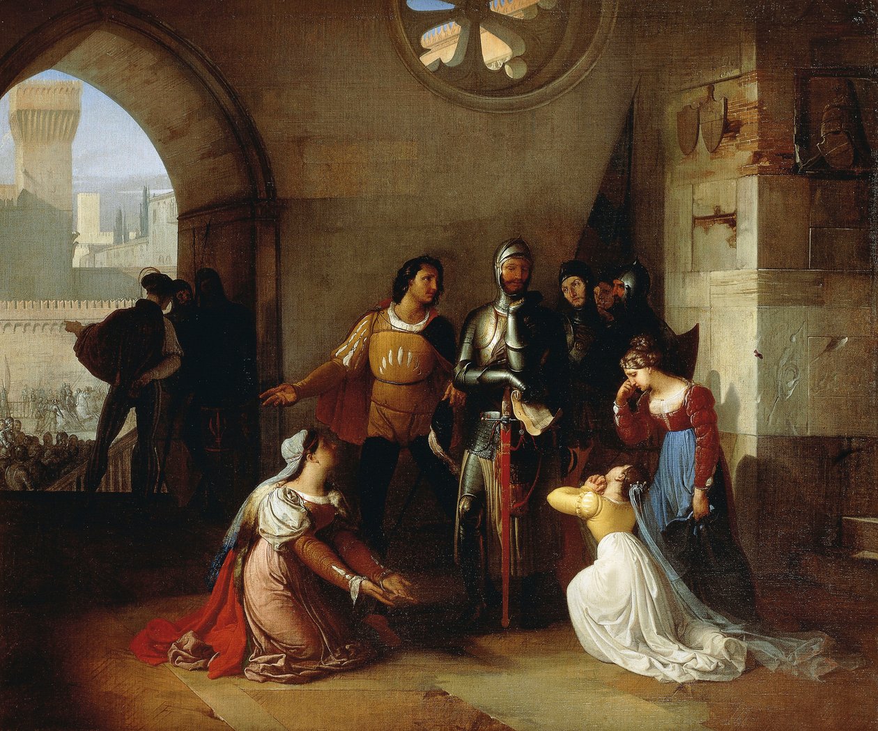 Peter Rossi, a Scaligeri bebörtönzött alkotó: Francesco Hayez