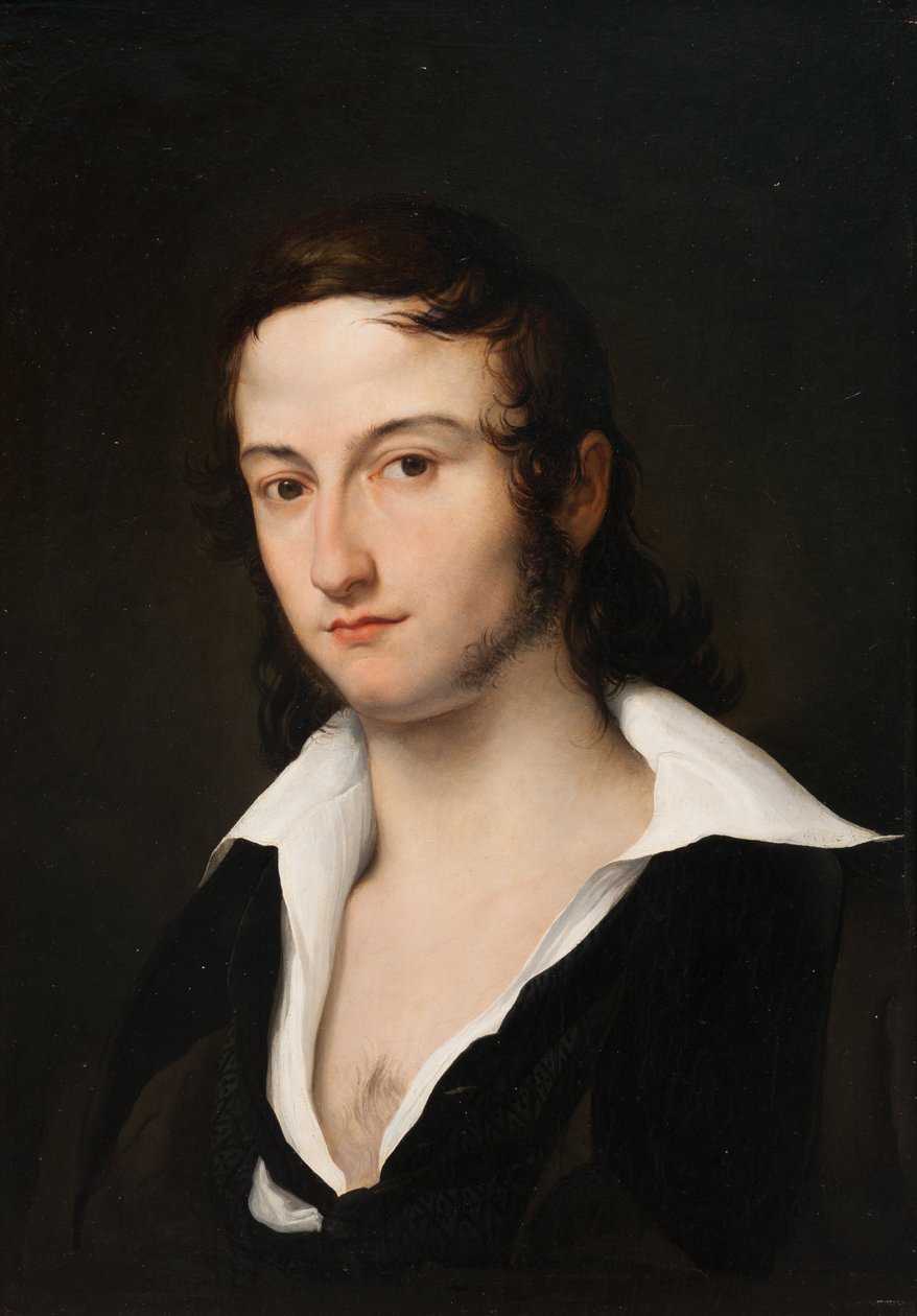 Carlo Della Bianca portréja, 1823. alkotó: Francesco Hayez