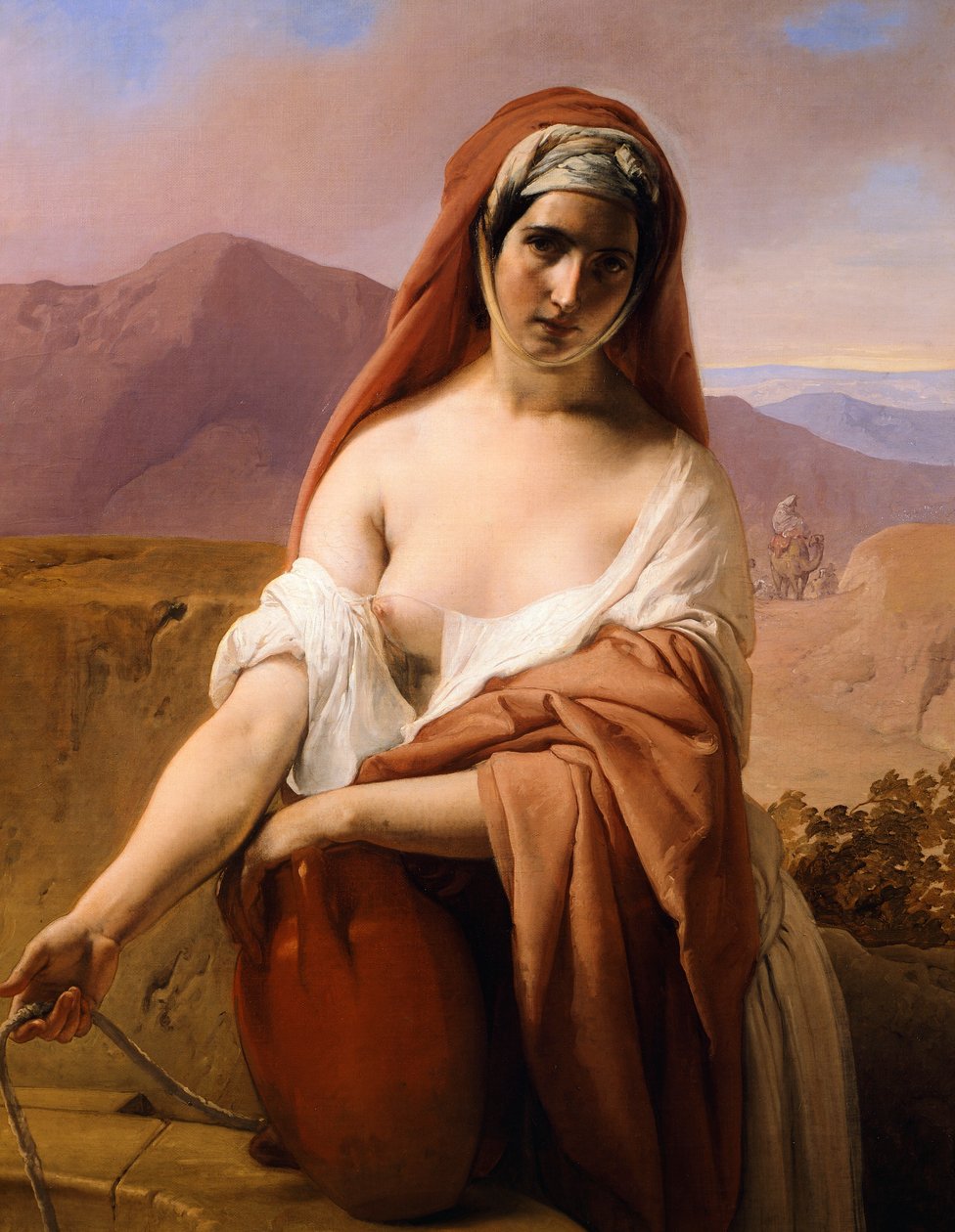 Rebecca a kútnál, Francesco Hayez alkotó: Francesco Hayez