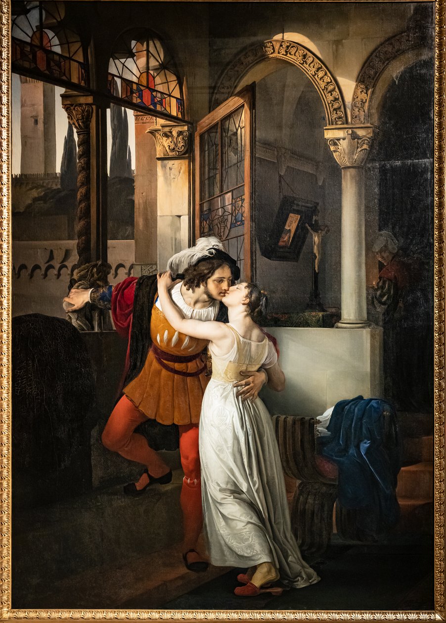 Rómeó utolsó csókja Júliának alkotó: Francesco Hayez