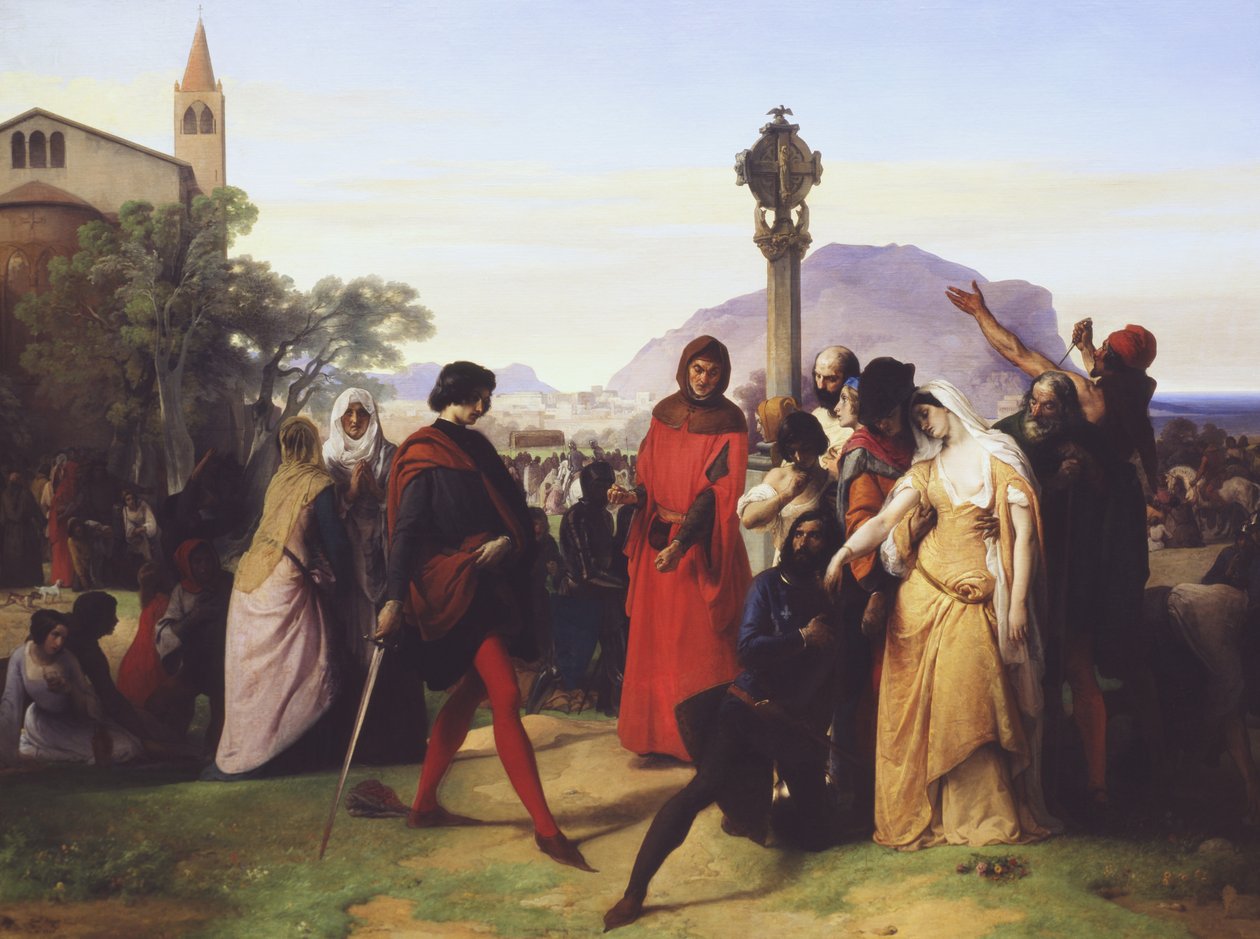 A szicíliai vesperás, 1846 alkotó: Francesco Hayez