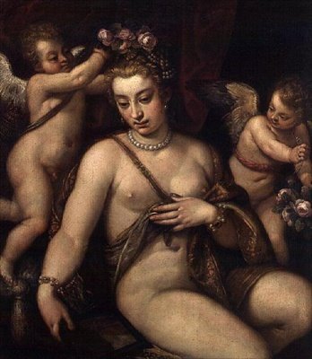 Vénusz és Kerubok alkotó: Francesco Montemezzano