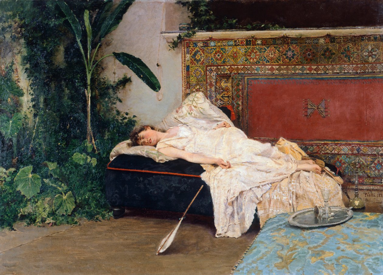 A szieszta alkotó: Francesco Netti