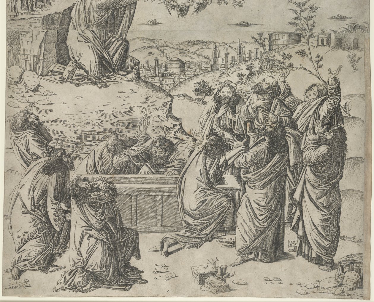 A Szűz mennybemenetele alkotó: Francesco Rosselli