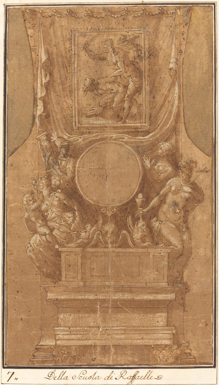 Oltár tervezése alkotó: Francesco Salviati