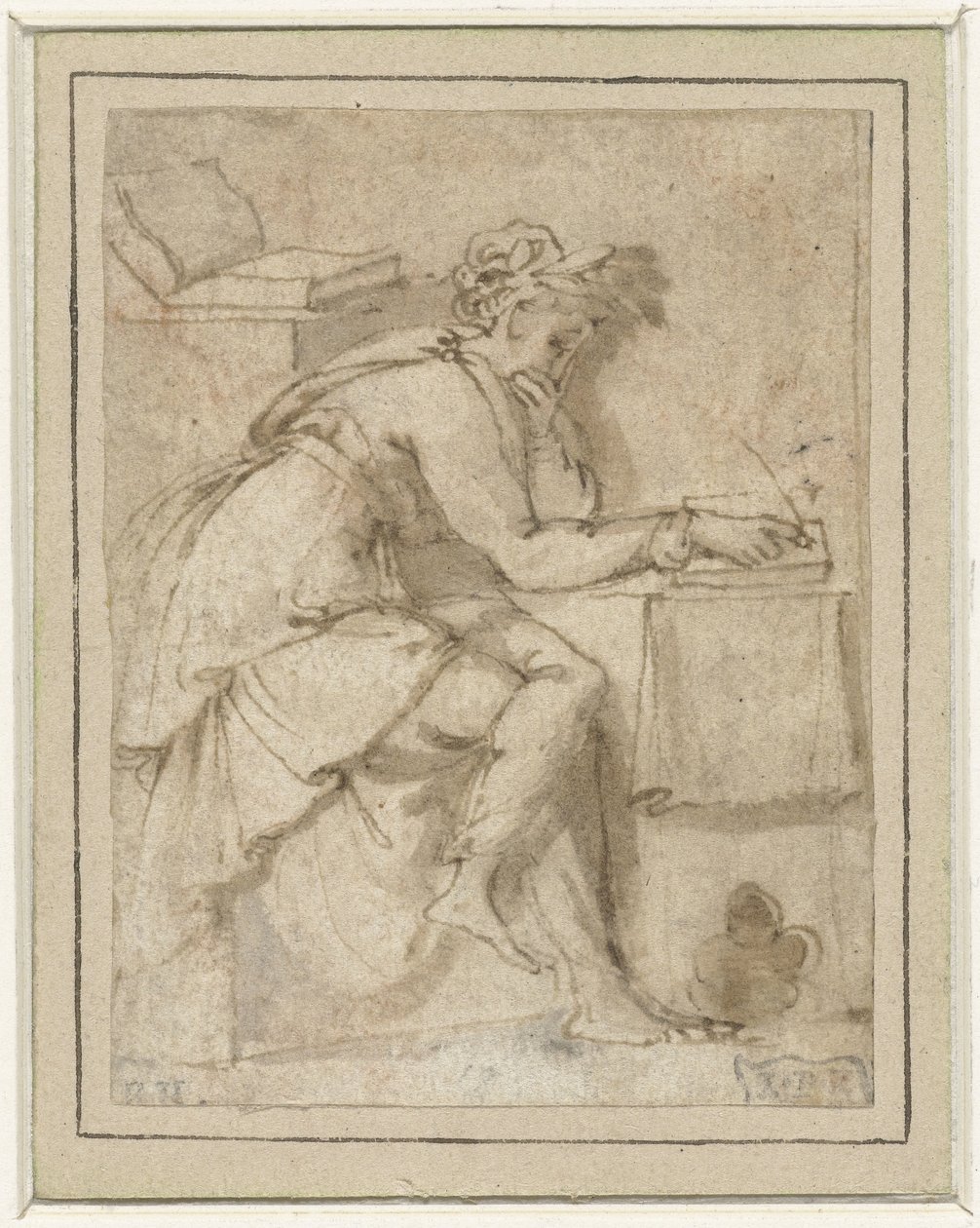 Ülő múzsa (?) alkotó: Francesco Salviati