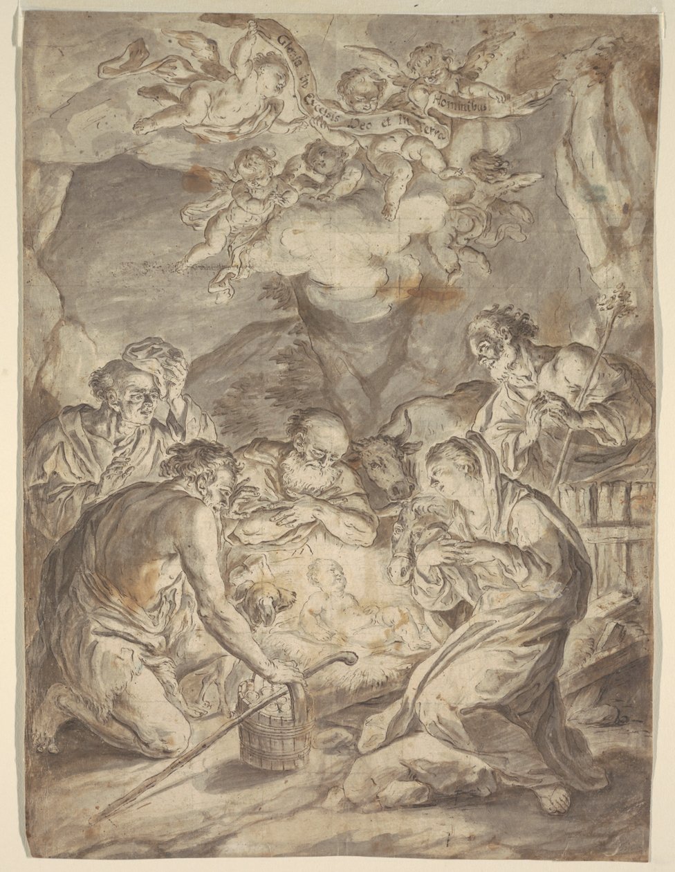 A Pásztorok imádata alkotó: Francesco Saverio Mergolo