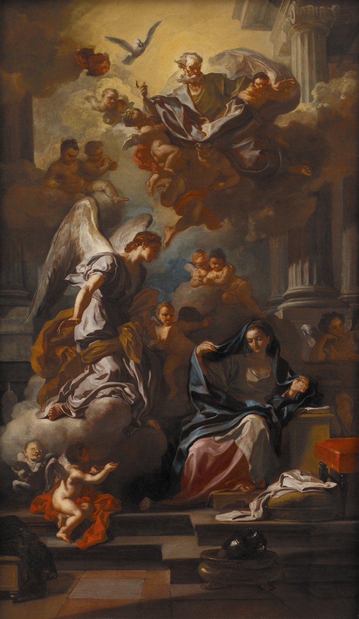 A bejelentés alkotó: Francesco Solimena