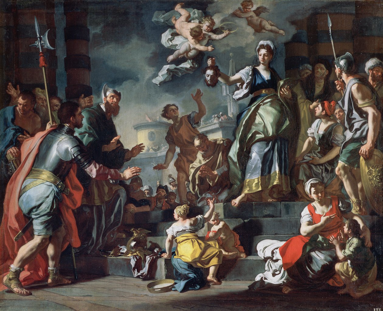 Judit Holofernész fejével alkotó: Francesco Solimena