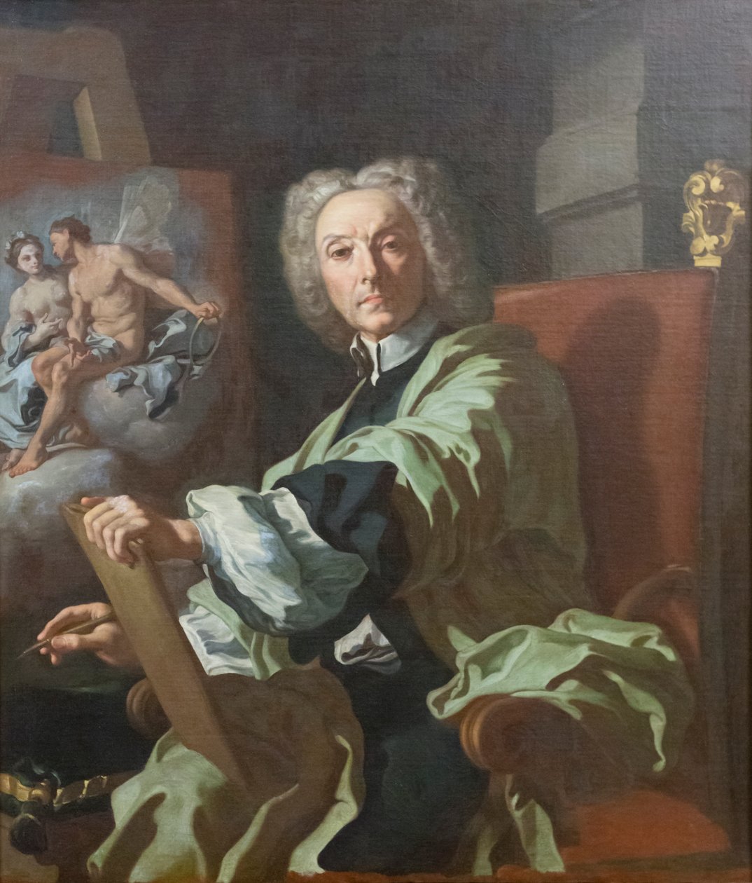 Önarckép alkotó: Francesco Solimena