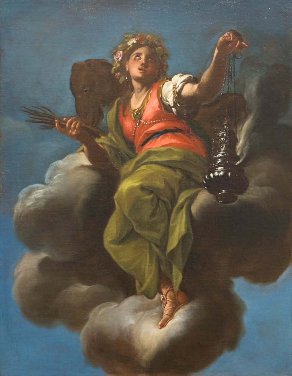 Ázsia, c. 1709 (olaj, vászon) alkotó: Francesco Trevisani