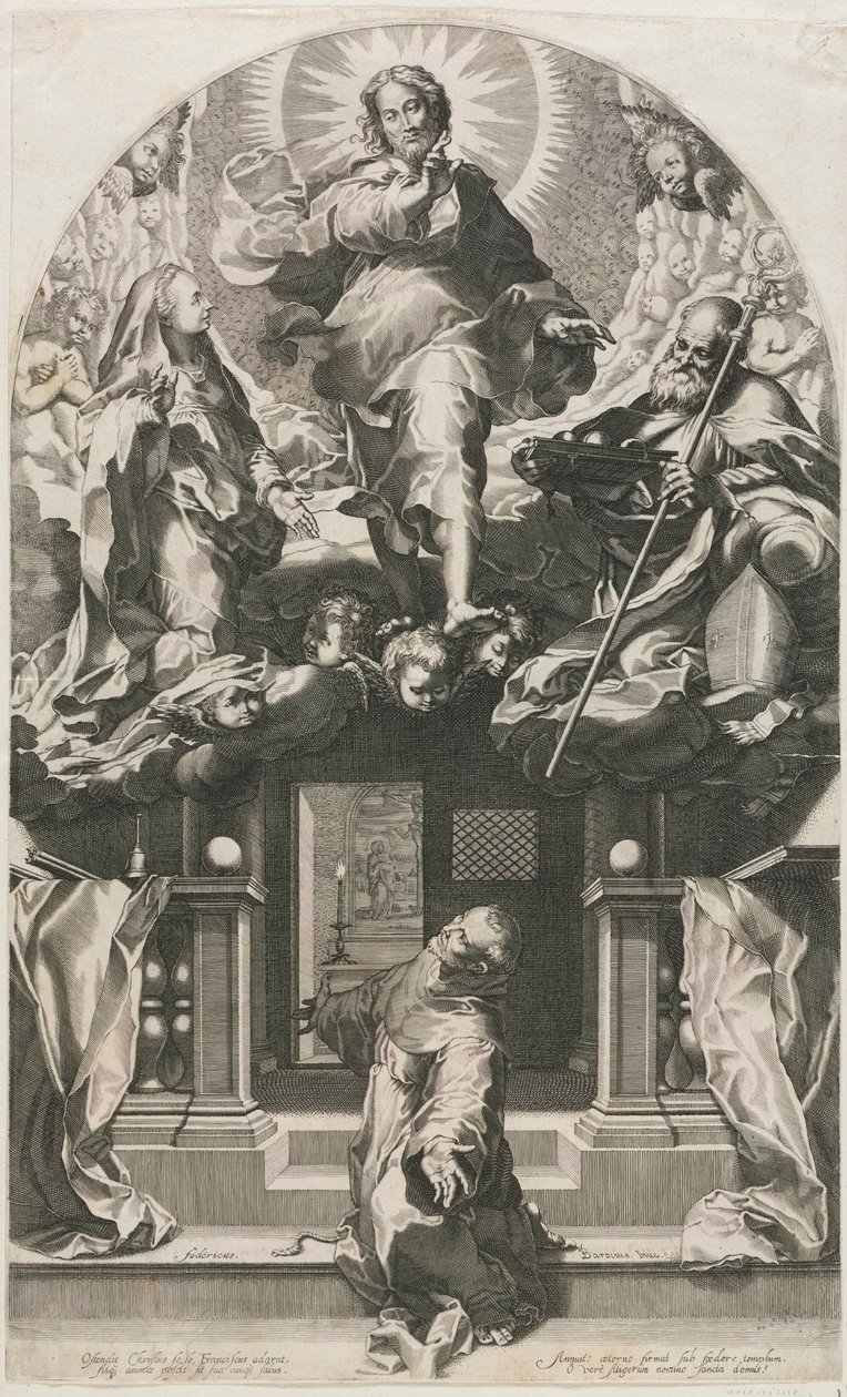Szent Ferenc extázisa alkotó: Francesco Villamena