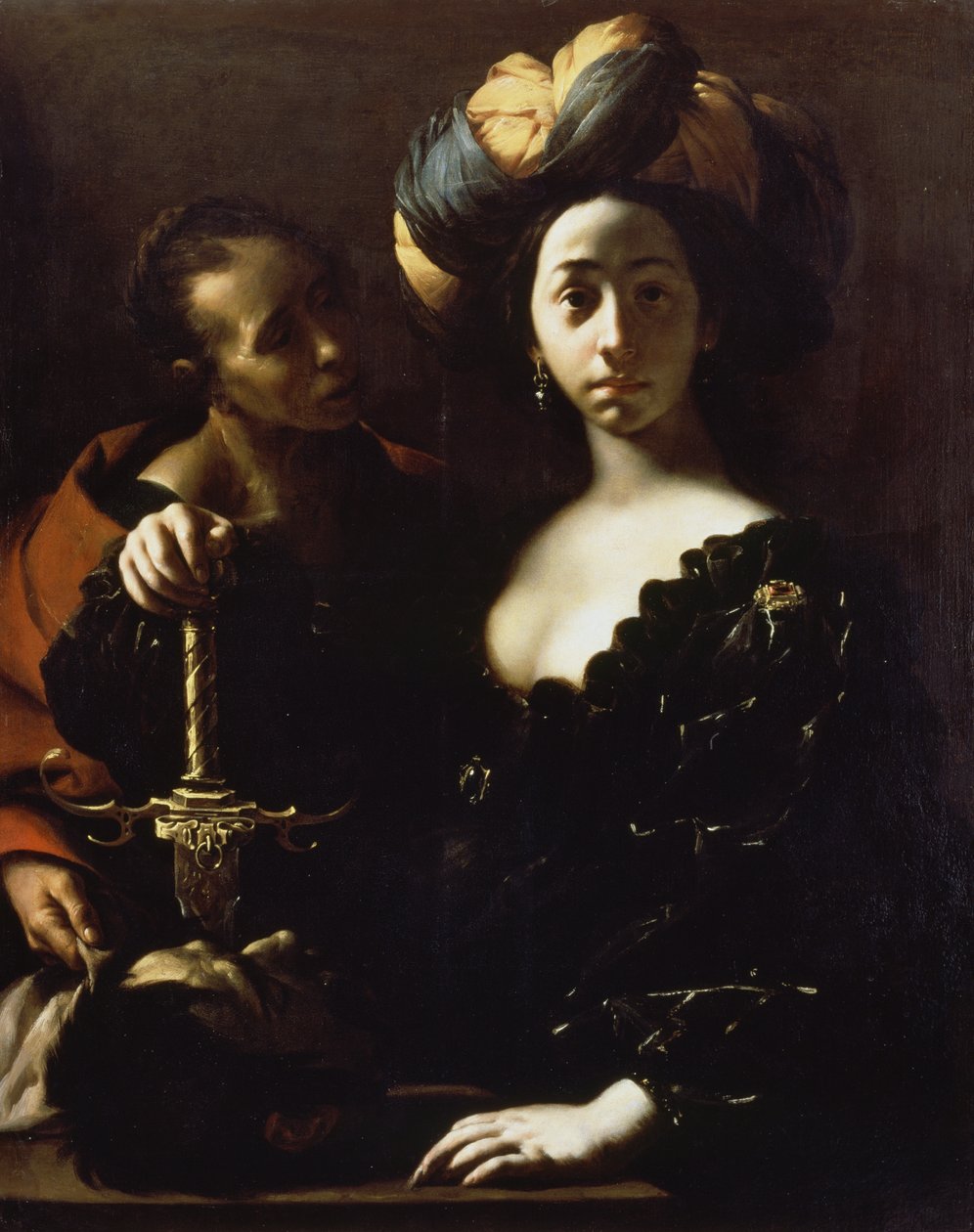 Judit a Holofernész fejével alkotó: Francesco del Cairo