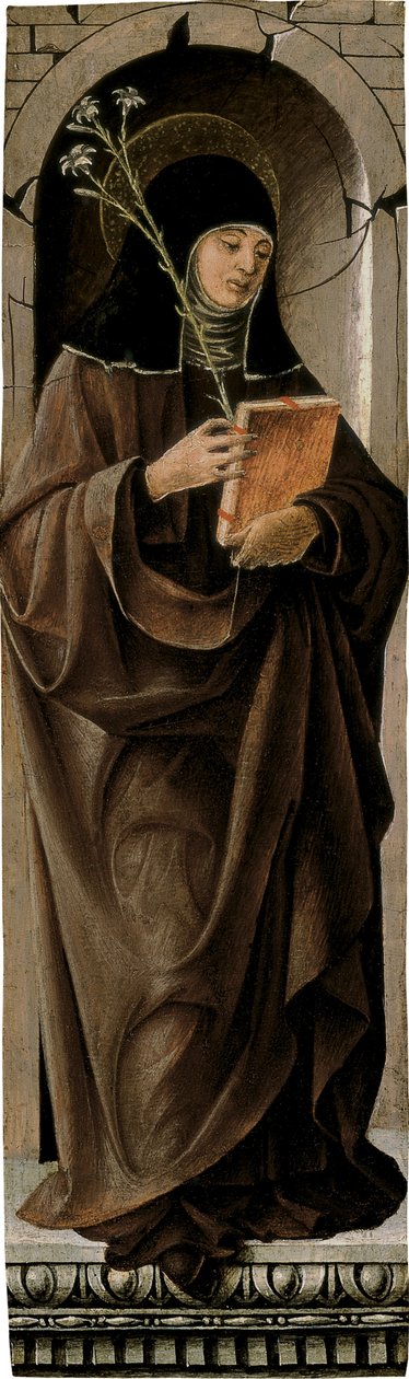 Szent Klára alkotó: Francesco del Cossa
