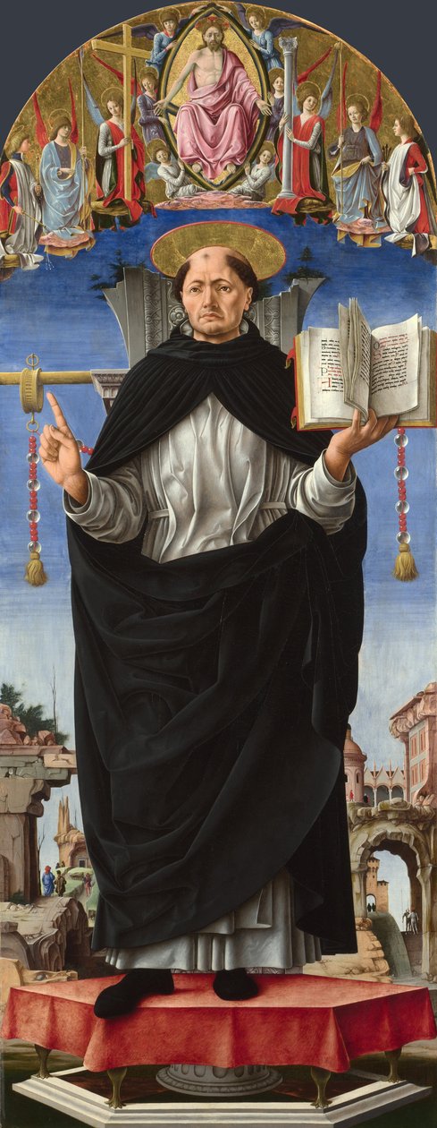 Saint Vincent Ferrer, c. 1473-1475. alkotó: Francesco del Cossa
