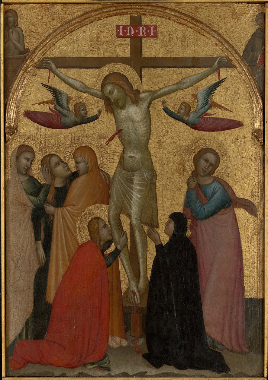 A keresztre feszítés, c. 1370. alkotó: Francescuccio Ghissi