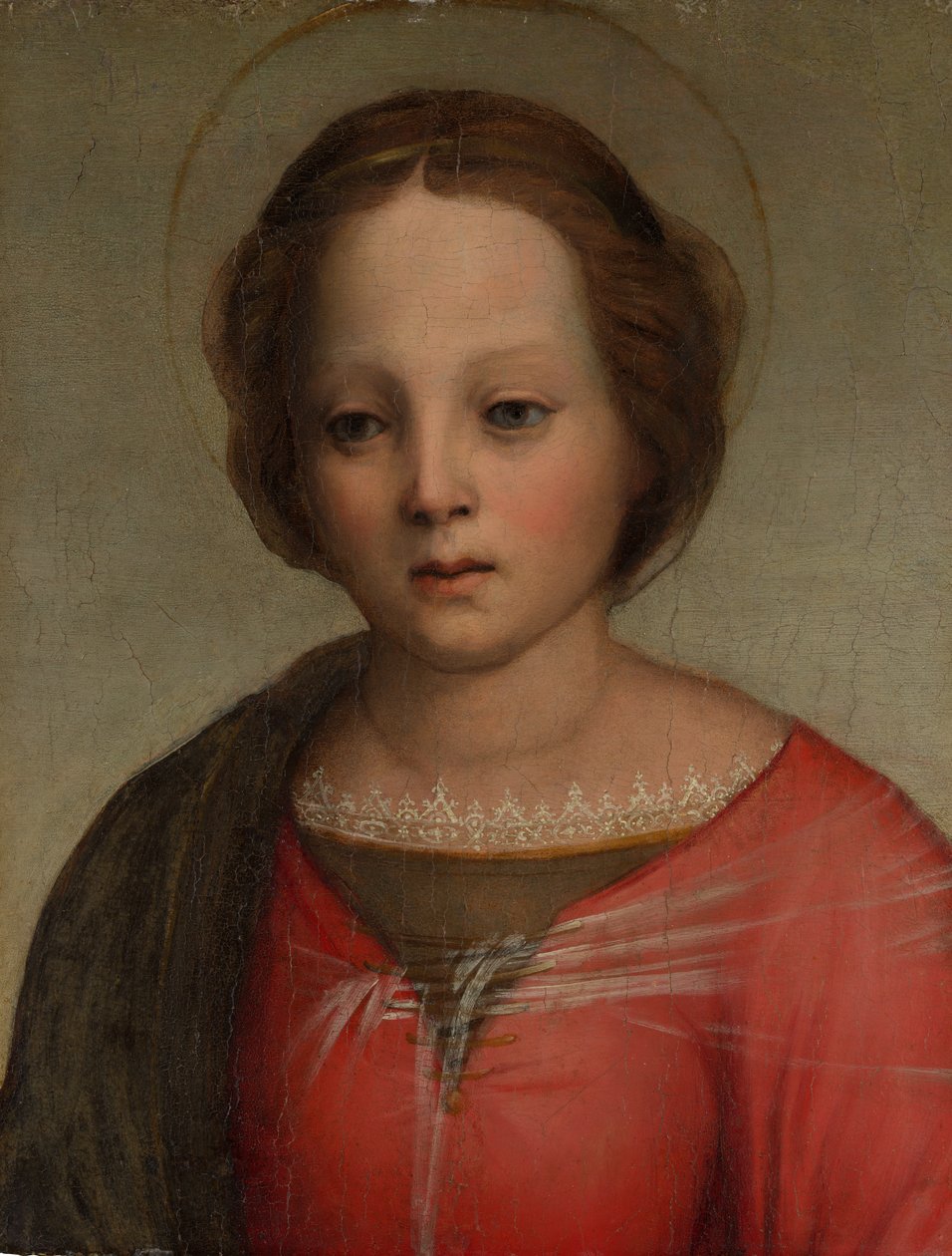 A Madonna feje, kb. 1509. alkotó: Francesco di Cristofano Franciabigio