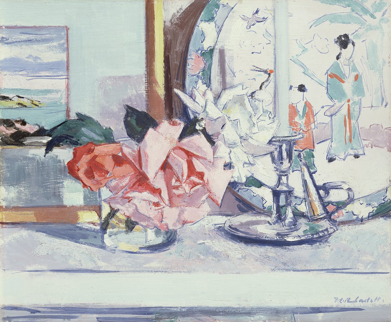 Csendélet – Rózsák (Iona) alkotó: Francis Campbell Boileau Cadell