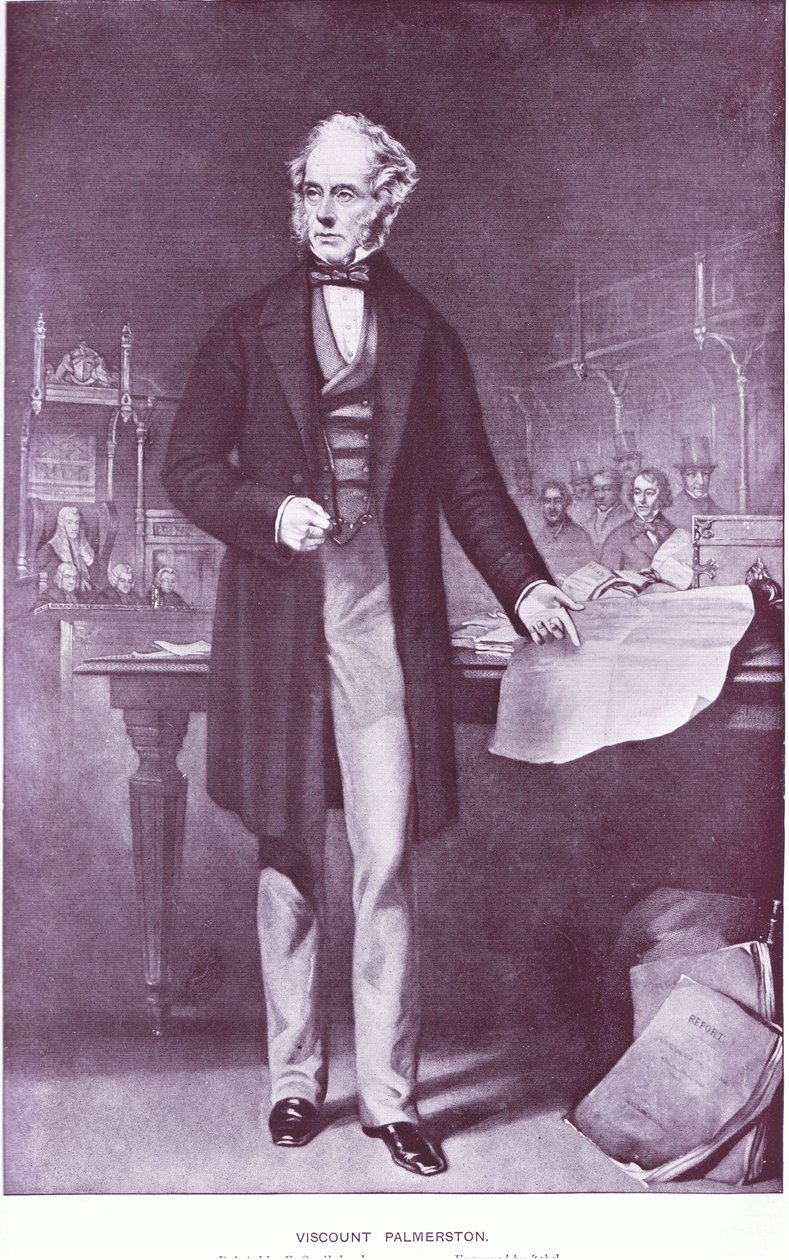Palmerston vikomt alkotó: Francis Cruikshank
