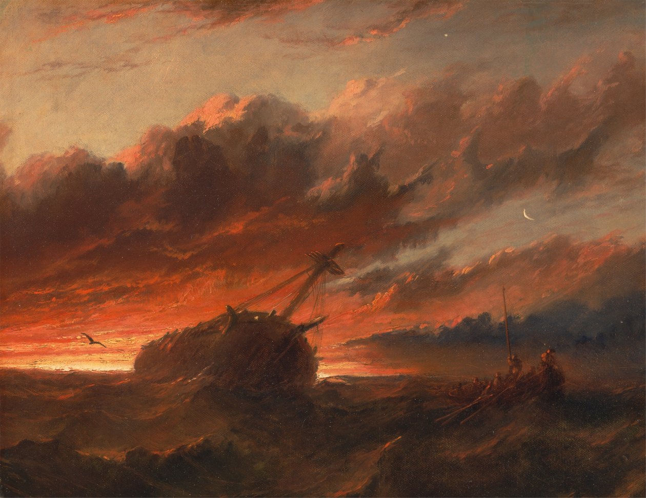 Hajótörés alkotó: Francis Danby