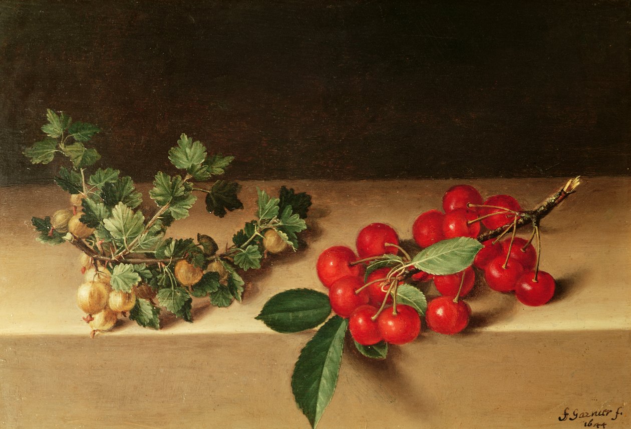 Gyümölcs az asztalon, 1644 alkotó: Francis Garnier