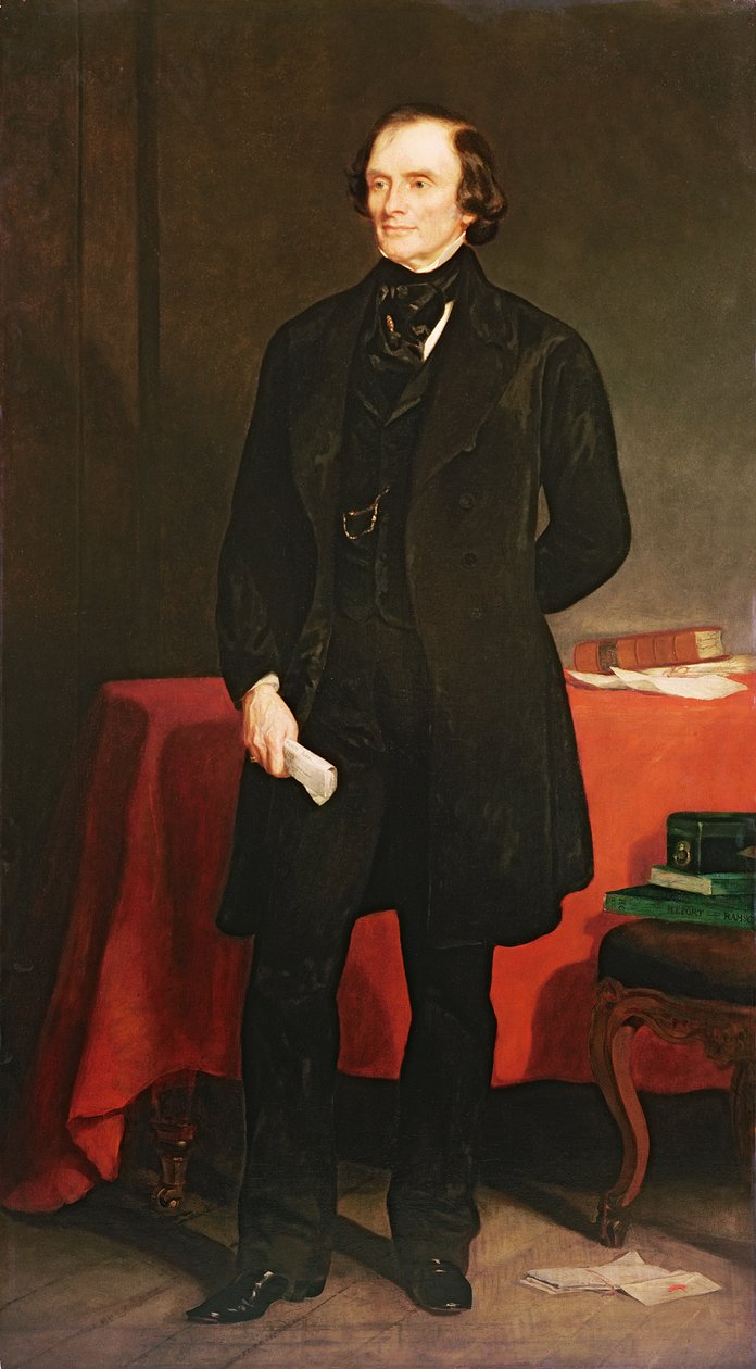 John Russell (1792-1878) 1. Earl Russell portréja, 1853 alkotó: Francis Grant