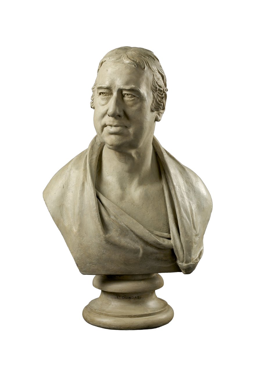Dundas Tamás mellszobra, Askei Dundas 1. báró (1741-1820), 1819-1820 (gipsz) alkotó: Francis Legatt Chantrey