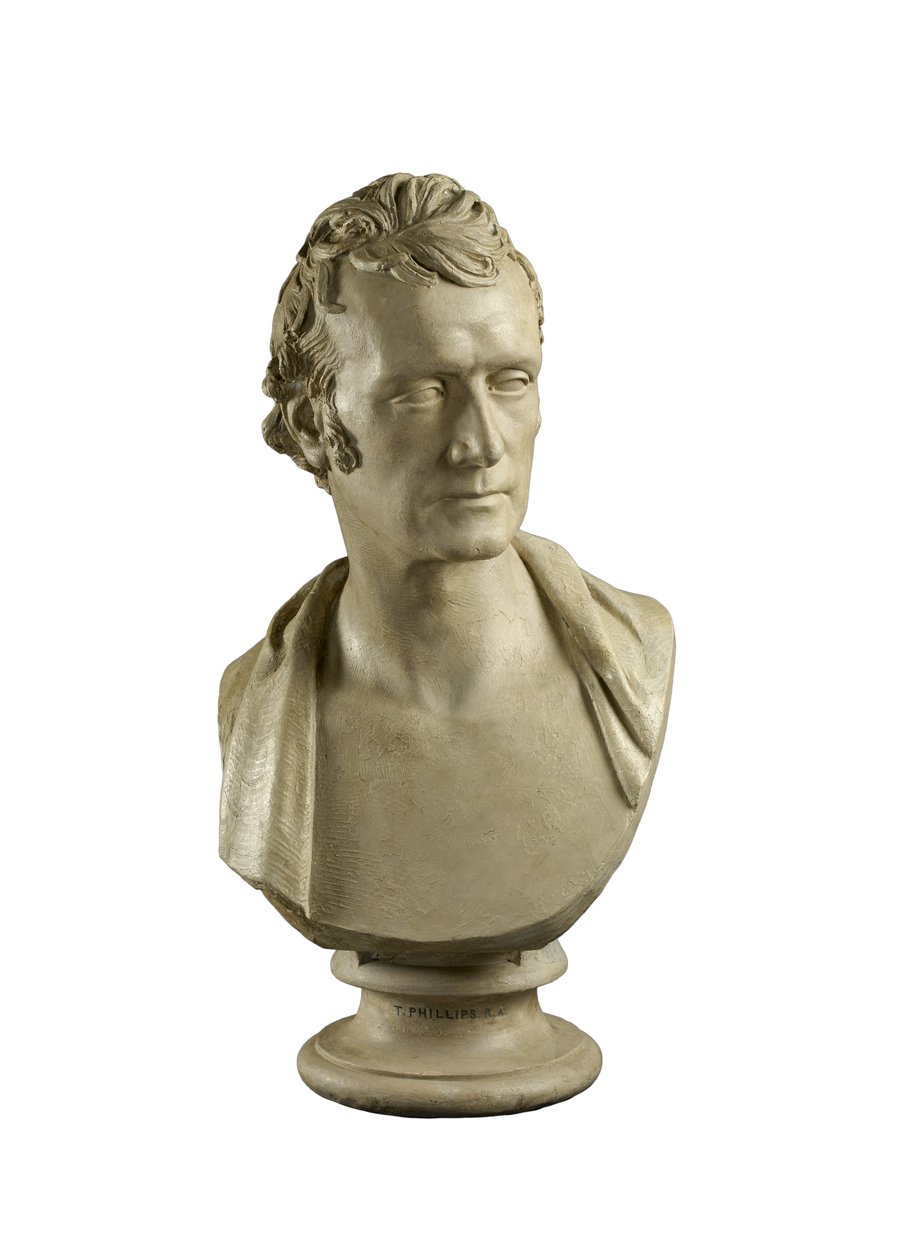 Thomas Phillips mellszobra, RA (1770-1845), 1821 (gipsz) alkotó: Francis Legatt Chantrey