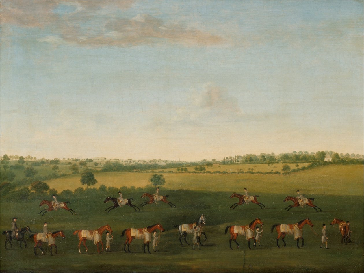 Sir Charles Warre Malets Versenylovak sorozata a gyakorlaton alkotó: J. Francis Sartorius