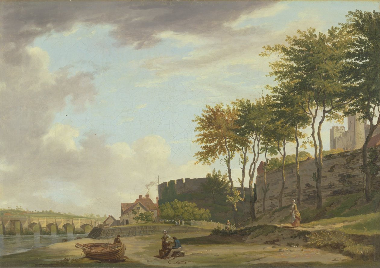 A Medway Rochesterben alkotó: Francis Wheatley