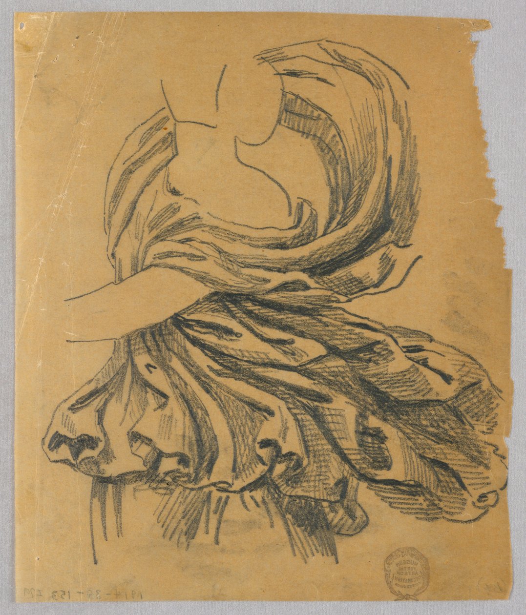 Drapery Study alkotó: Francis Augustus Lathrop