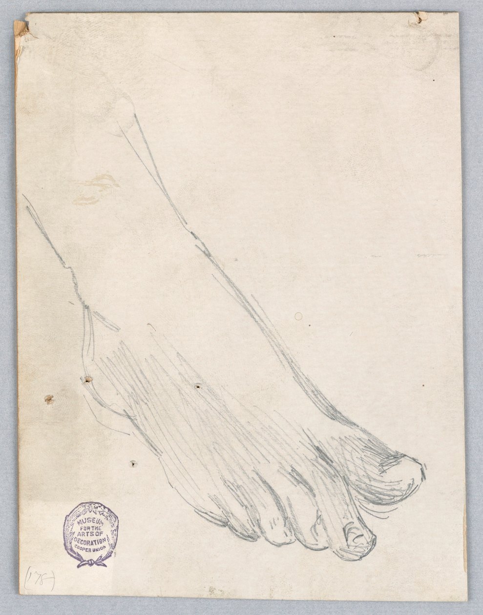 A jobb láb tanulmányozása alkotó: Francis Augustus Lathrop