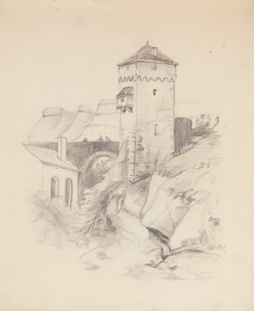 Torony egy faluban alkotó: Francis Augustus Lathrop