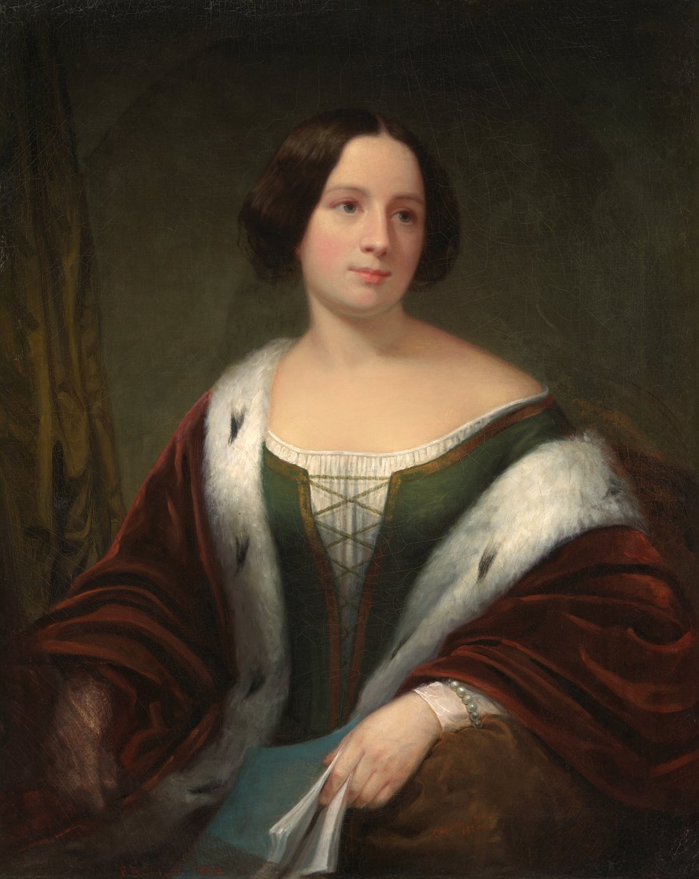 Azonosítatlan nő, 1852. alkotó: Francis Bicknell Carpenter