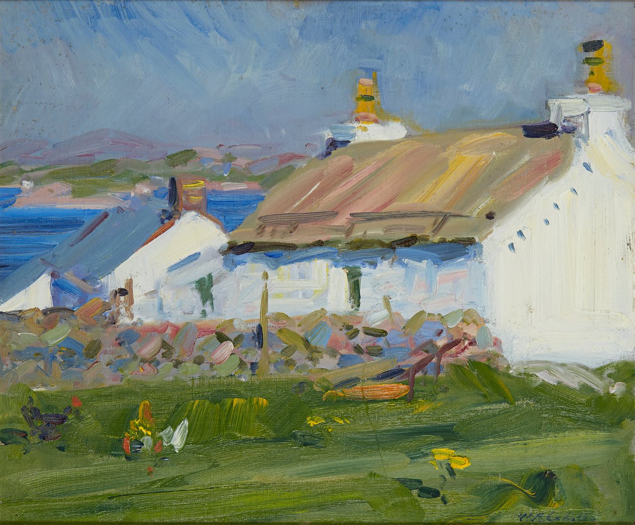 Crofts, Iona (olaj a fedélzeten) alkotó: Francis Campbell Boileau Cadell