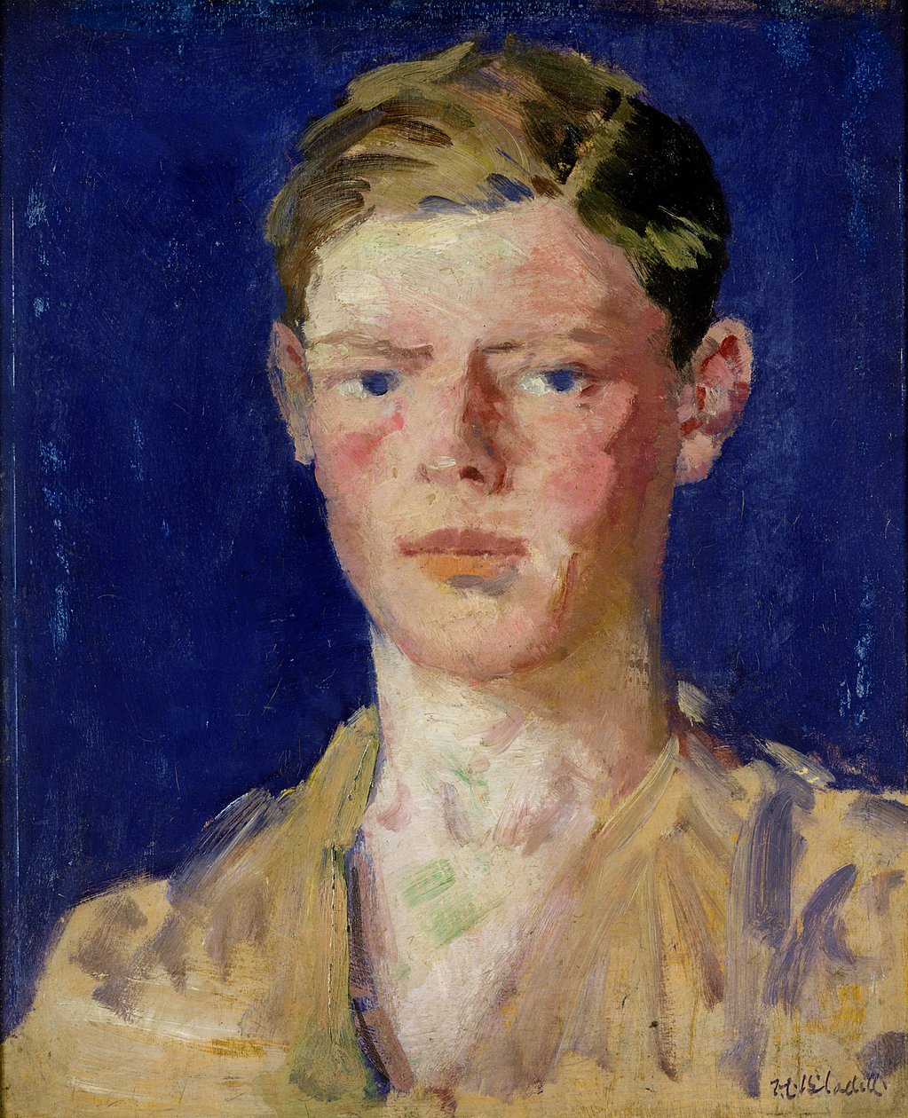 Egy fiatalember feje alkotó: Francis Campbell Boileau Cadell