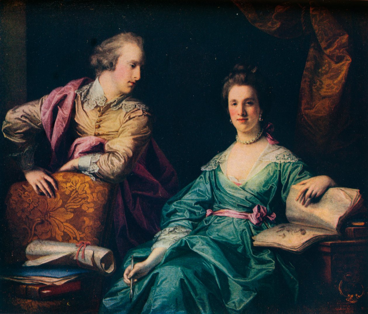 Isabel és Thomas Crathorne, 1767 alkotó: Francis Cotes