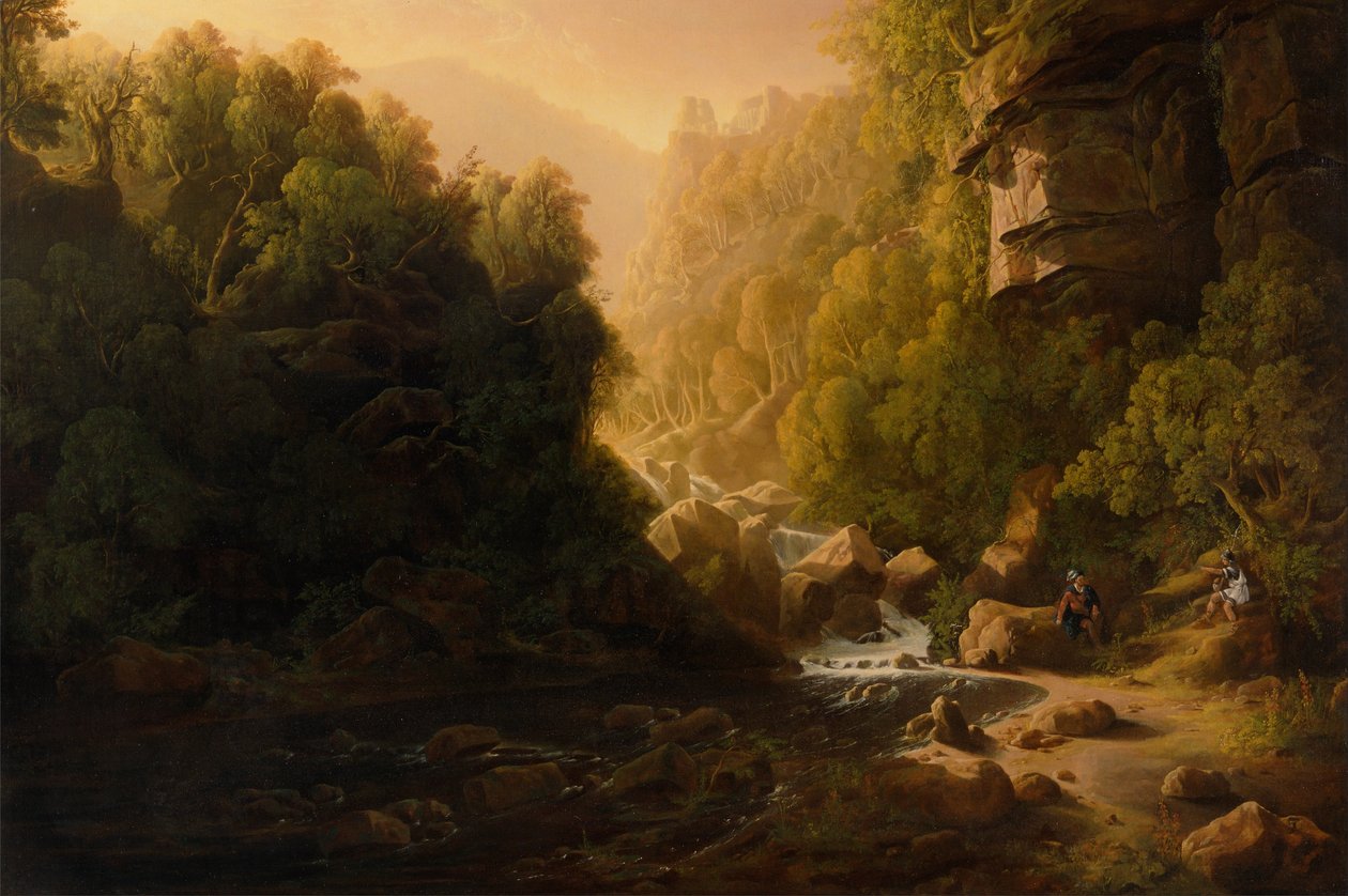 A hegyi áradat alkotó: Francis Danby