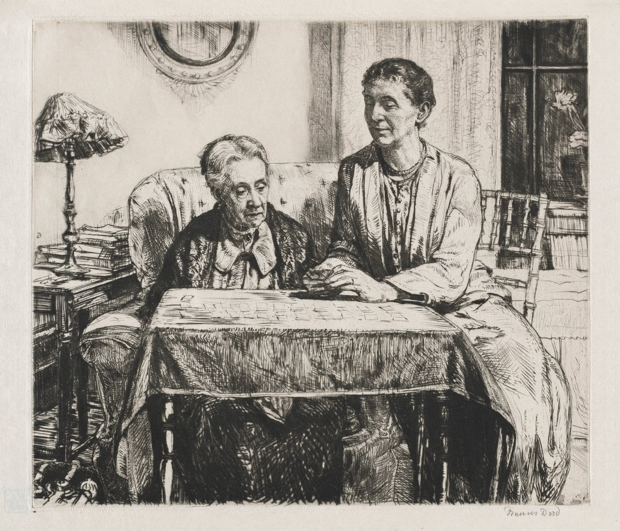 Kártyázás alkotó: Francis Dodd