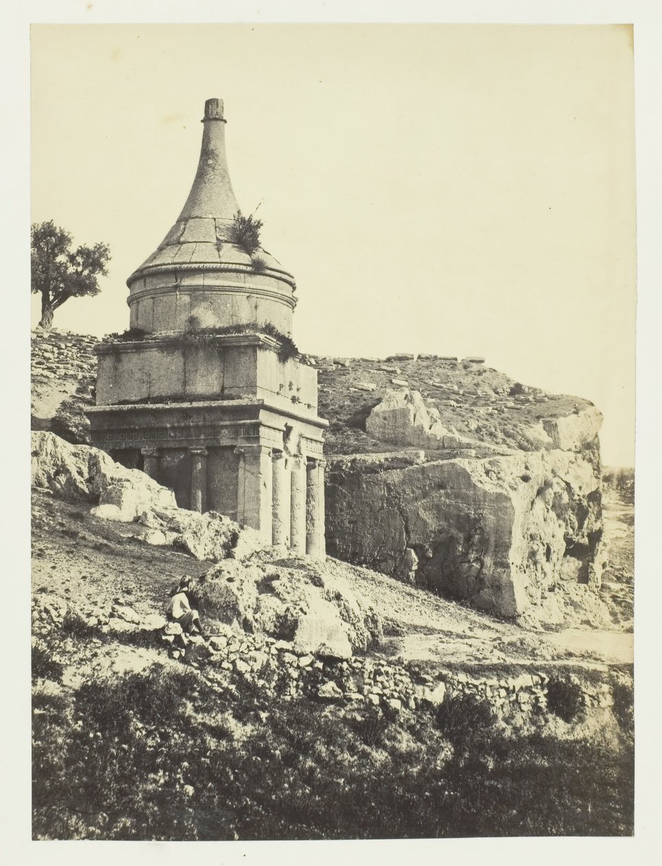 Absolon sírja, Jeruzsálem, 1857. alkotó: Francis Frith