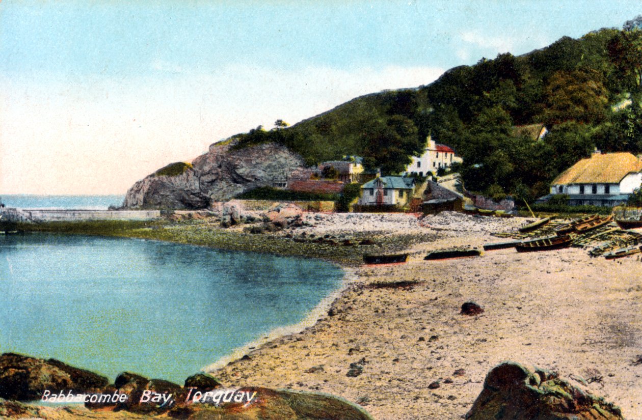 Babbacombe-öböl, Torquay, Devon, XX. század alkotó: Francis Frith