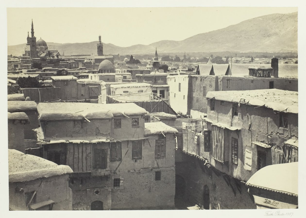 Damaszkusz, 1857. alkotó: Francis Frith