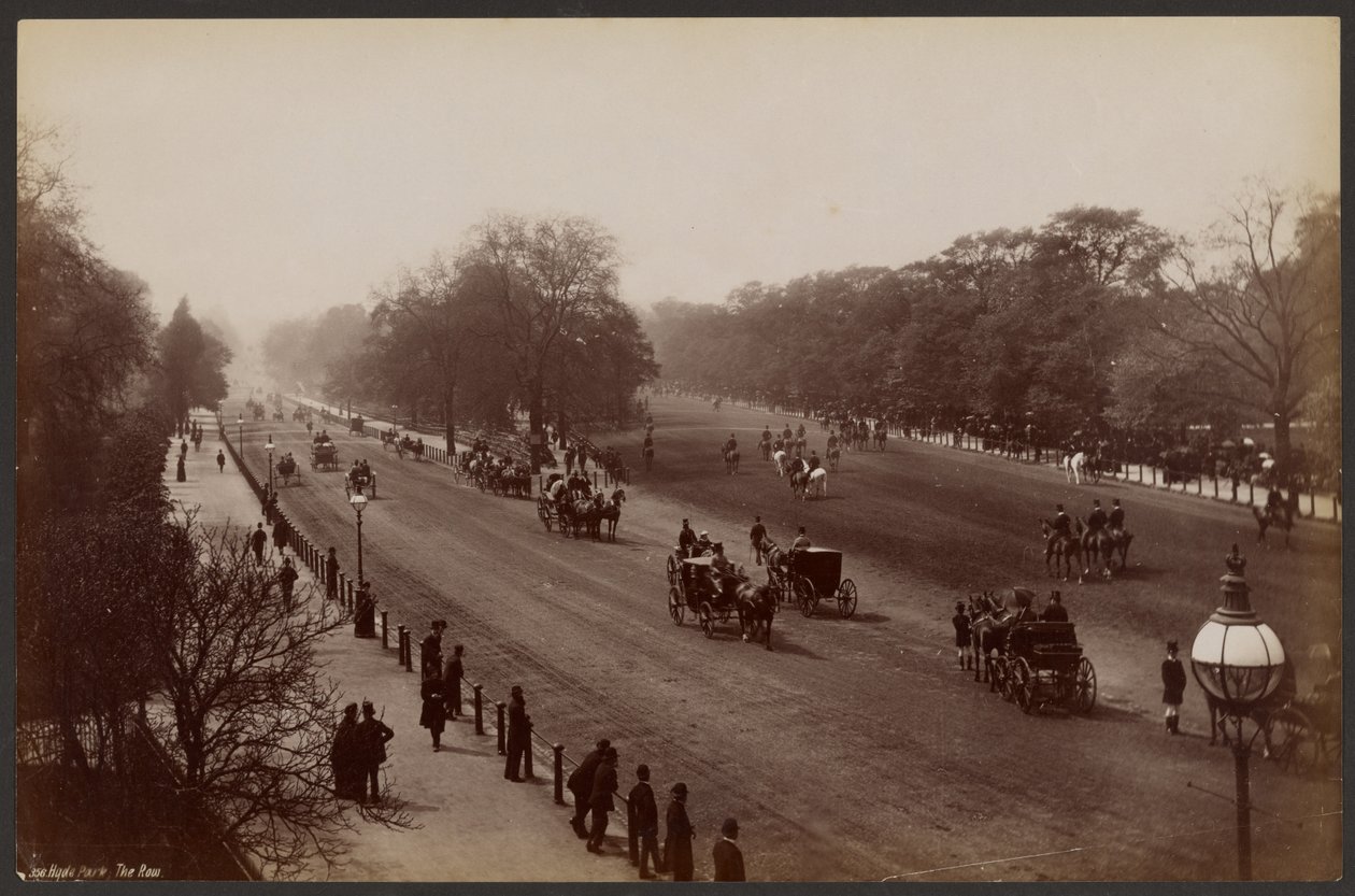 Hyde Park, The Row alkotó: Francis Frith