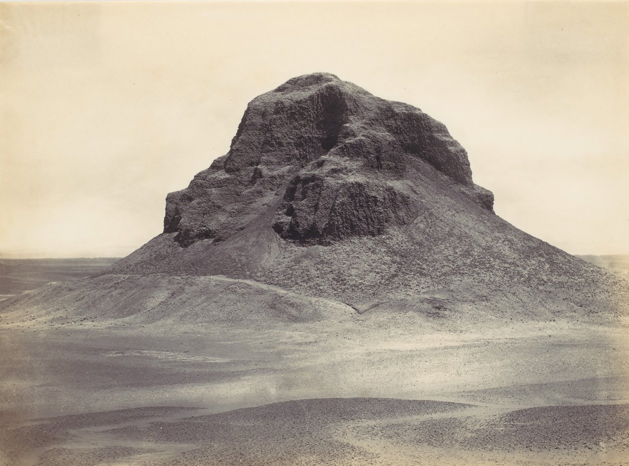 Piramis Dahshûrben, kb. 1857. alkotó: Francis Frith