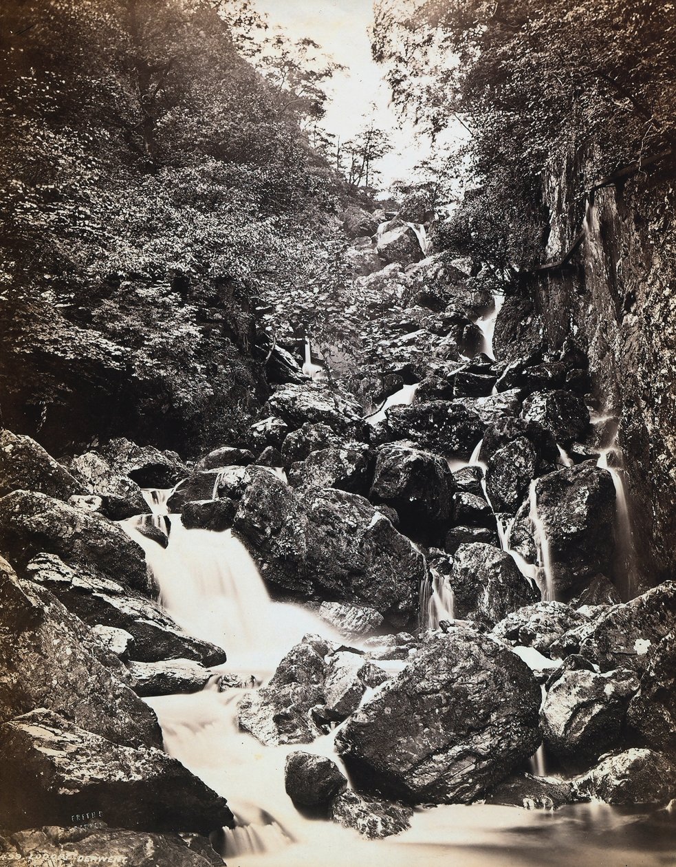 Folyói táj Derwentwater közelében, Nagy-Britanniában. alkotó: Francis Frith