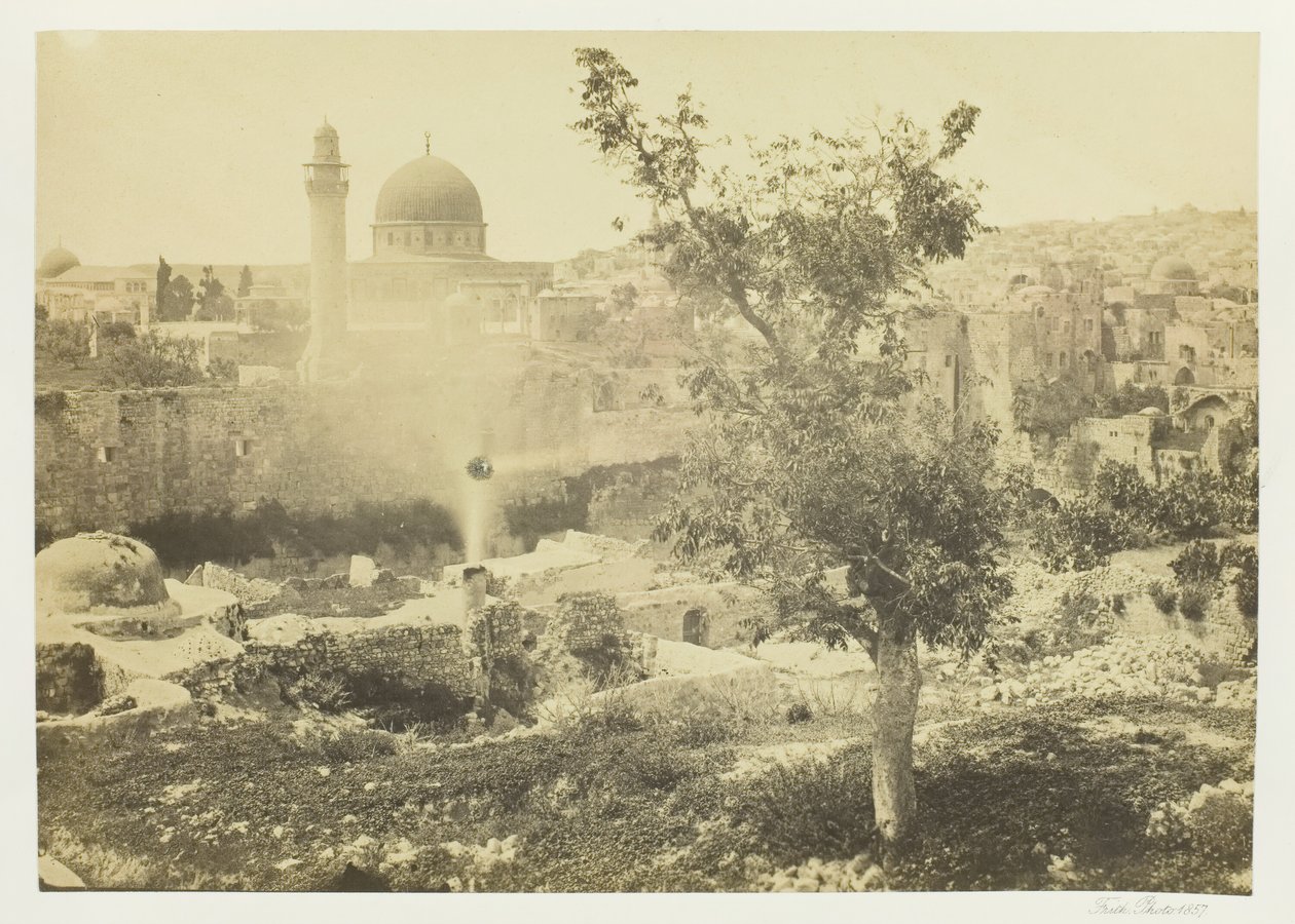 Omar mecsetje, Jeruzsálem, 1857. alkotó: Francis Frith