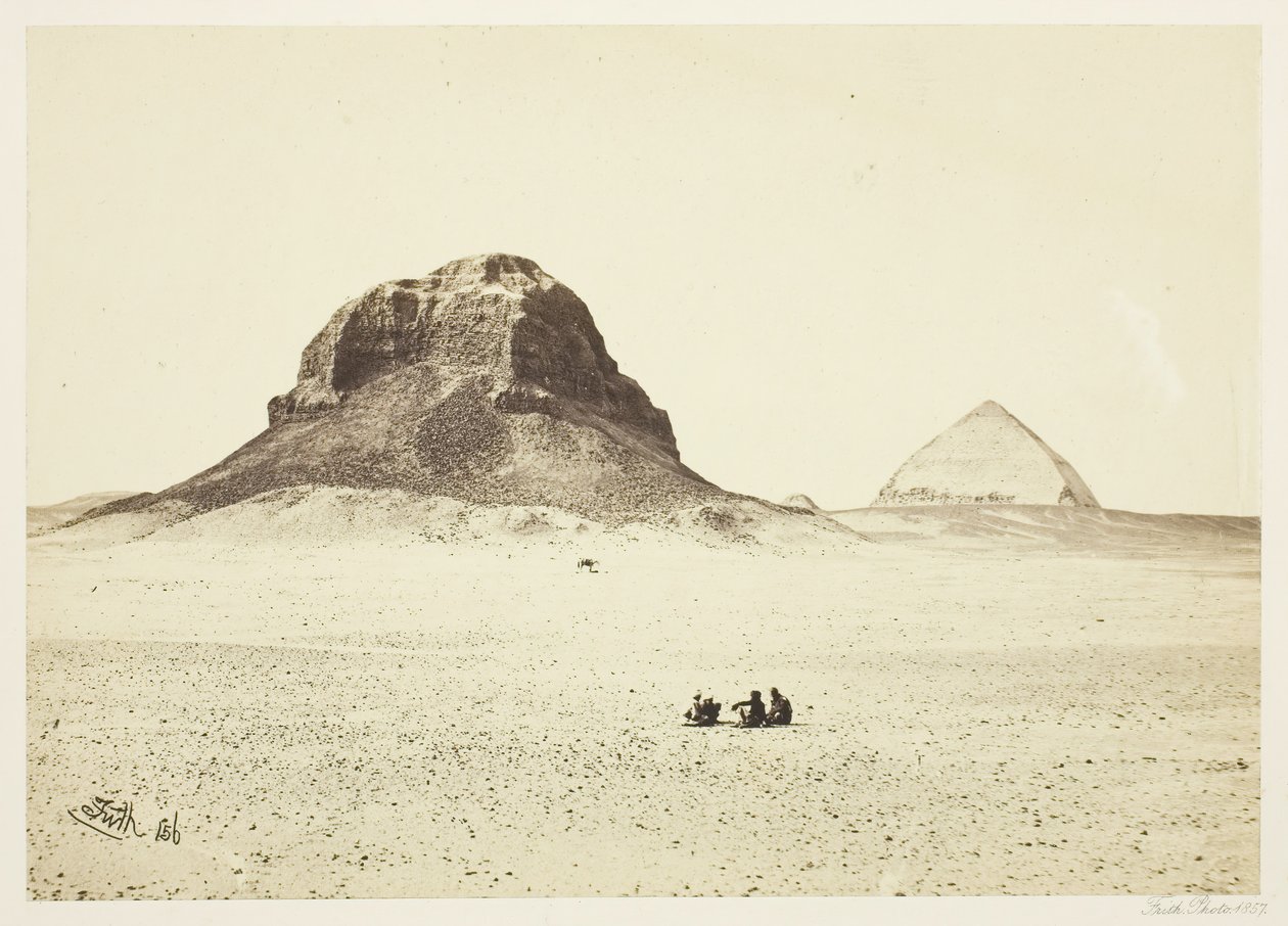Dahshoor piramisai, 1857. alkotó: Francis Frith